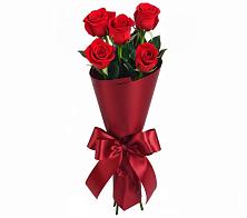 Букет 5 Красных роз Эдлесс Лав в Поселке имени Дзержинского