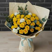 Букет цветов из:  Розы в Поселке имени Дзержинского