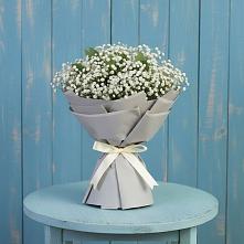 Букет цветов из:  Гипсофила в Поселке имени Дзержинского