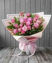 Букет Розовый кустик в Поселке имени Дзержинского