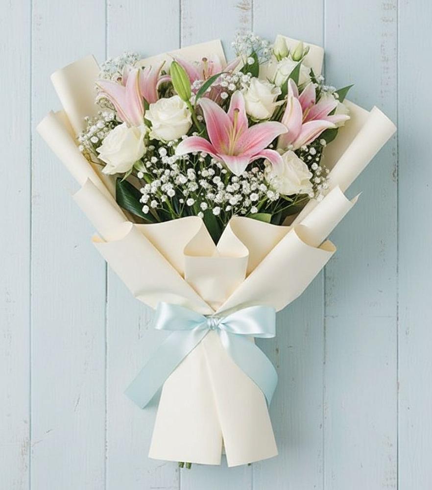 Букет цветов из: Лилии в Поселке имени Дзержинского