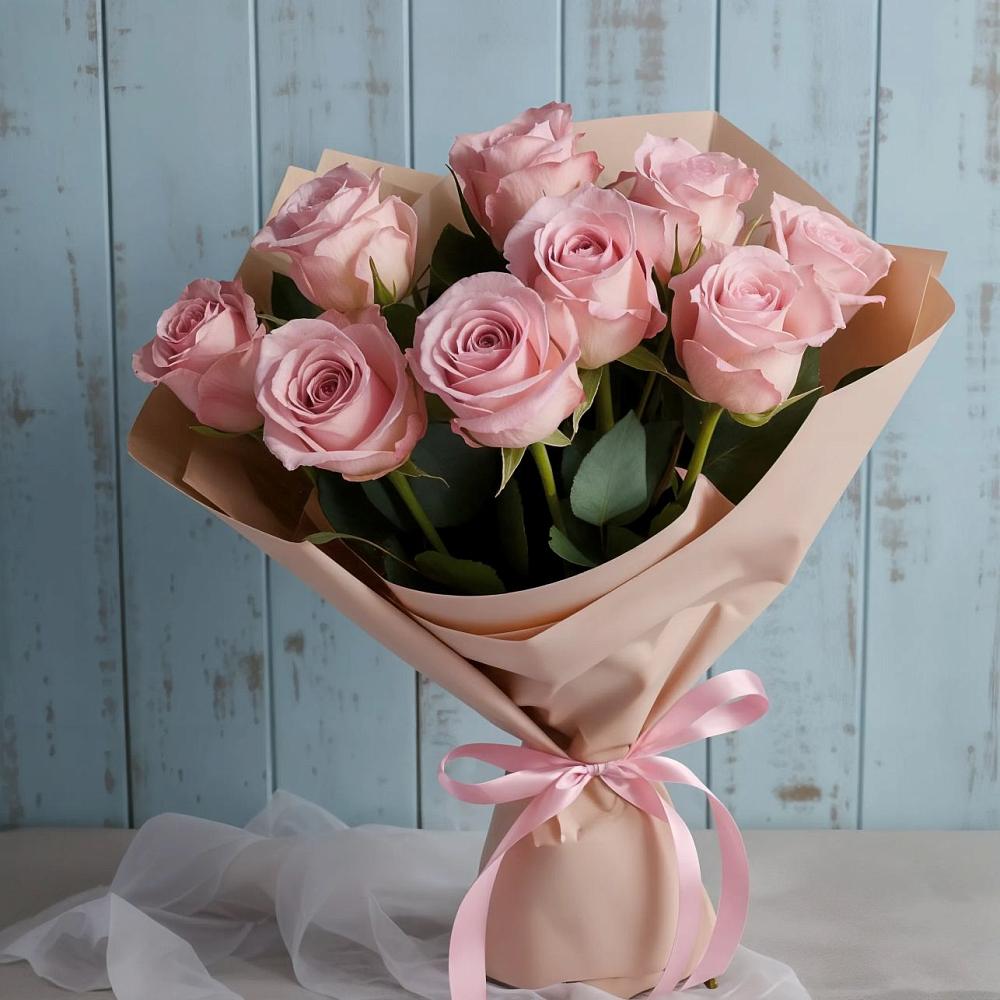 Букет цветов из: Розы в Поселке имени Дзержинского