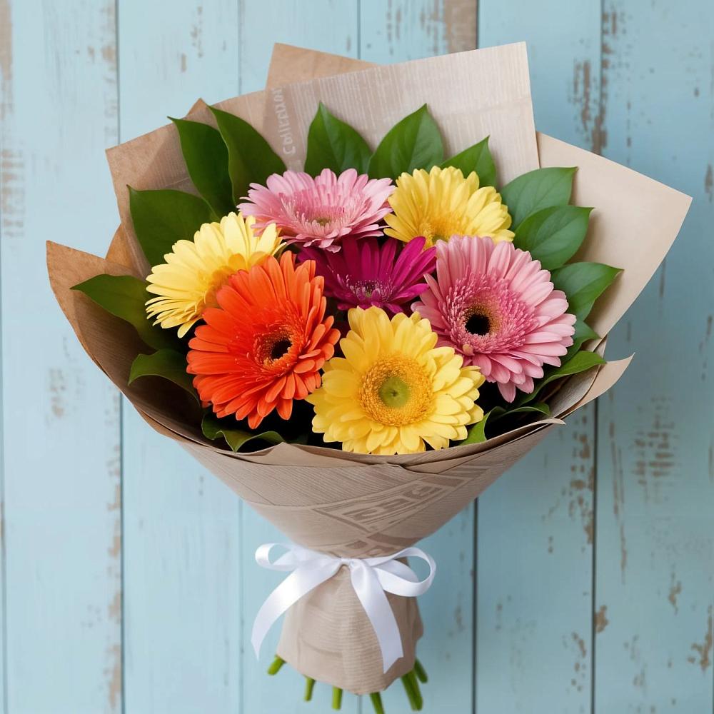 Букет цветов из: Герберы в Поселке имени Дзержинского