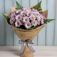 Букет цветов из:  Хризантемы в Поселке имени Дзержинского