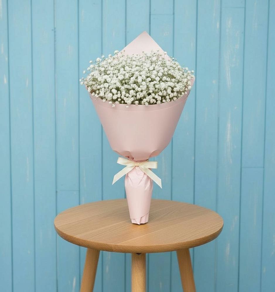 Букет цветов из: Гипсофила в Поселке имени Дзержинского