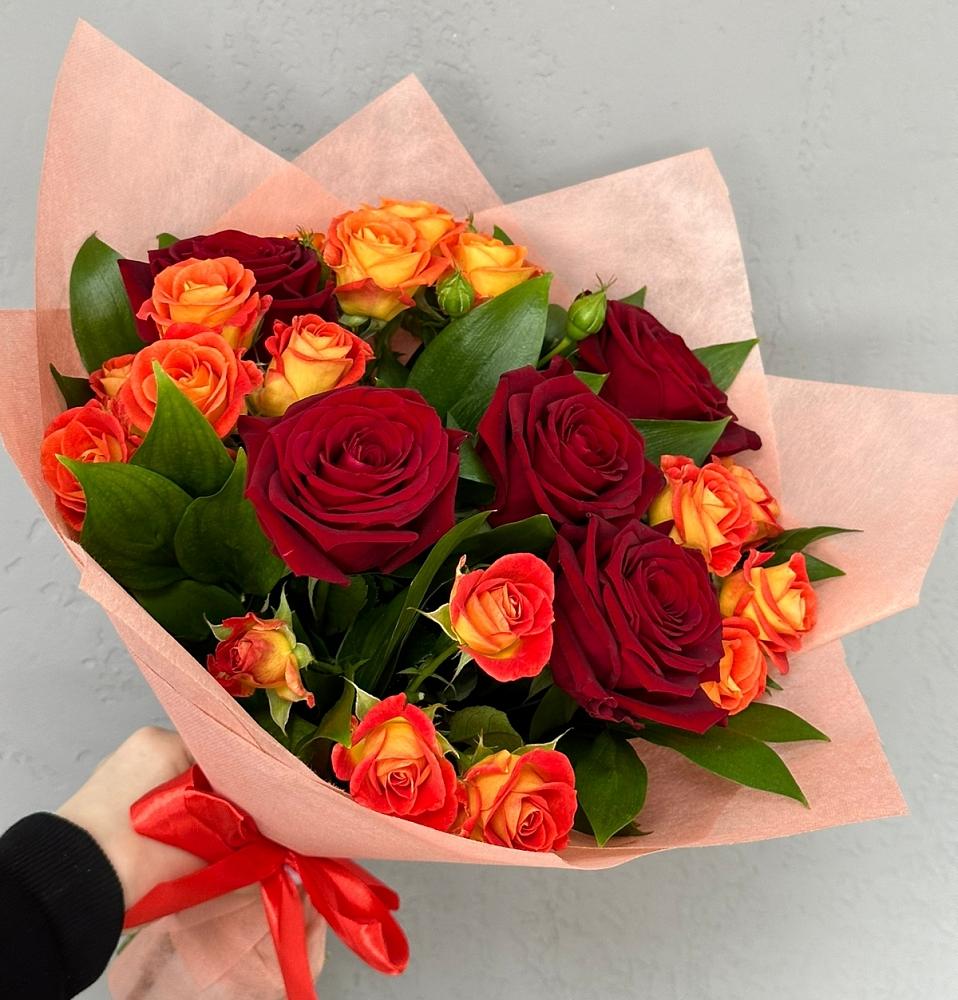 Букет Любовь и восторг в Поселке имени Дзержинского