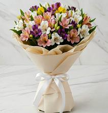 Букет цветов из:  Альстромерии #REPLACE_PRED# Поселке имени Дзержинского