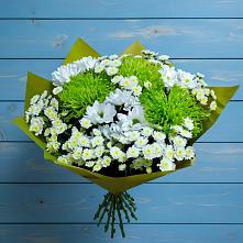 Букет цветов из:  Хризантемы в Поселке имени Дзержинского