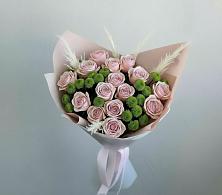 Букет цветов из:  Розы и Хризантемы #REPLACE_PRED# Поселке имени Дзержинского