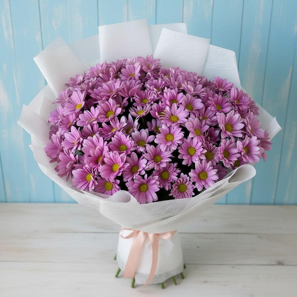 Букет цветов из: Хризантемы в Поселке имени Дзержинского