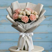 Букет цветов из:  Розы в Поселке имени Дзержинского