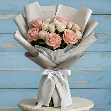 Букет цветов из:  Розы в Поселке имени Дзержинского