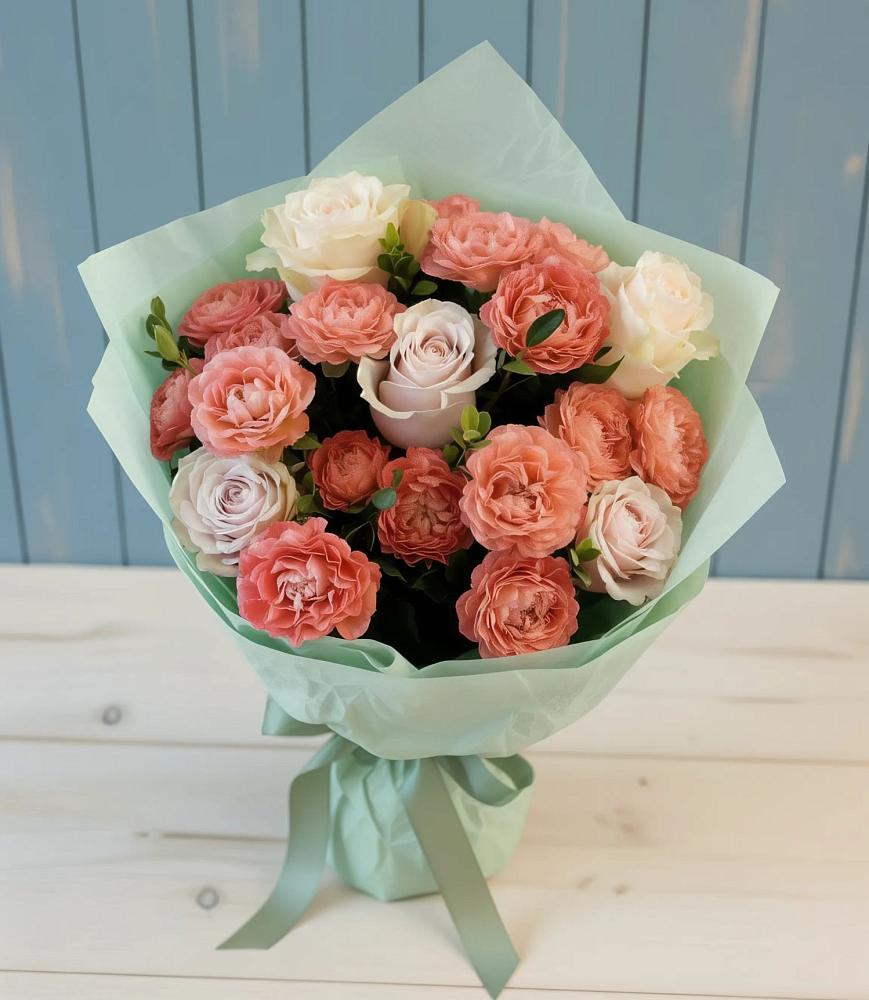 Букет цветов из: Розы в Поселке имени Дзержинского