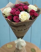 Букет цветов из:  Розы в Поселке имени Дзержинского