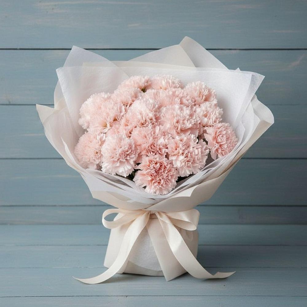 Букет цветов из: Гвоздики в Поселке имени Дзержинского