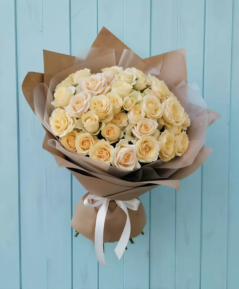 Букет Кремовое облако в Поселке имени Дзержинского