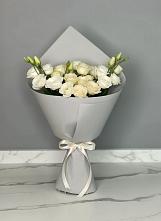 Букет цветов из:  Розы и Лизиантусы #REPLACE_PRED# Поселке имени Дзержинского